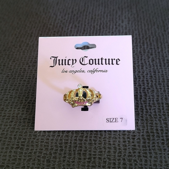 Juicy🍊 Couture Textured Crown👑 Ring💍 - Picture 7 of 16